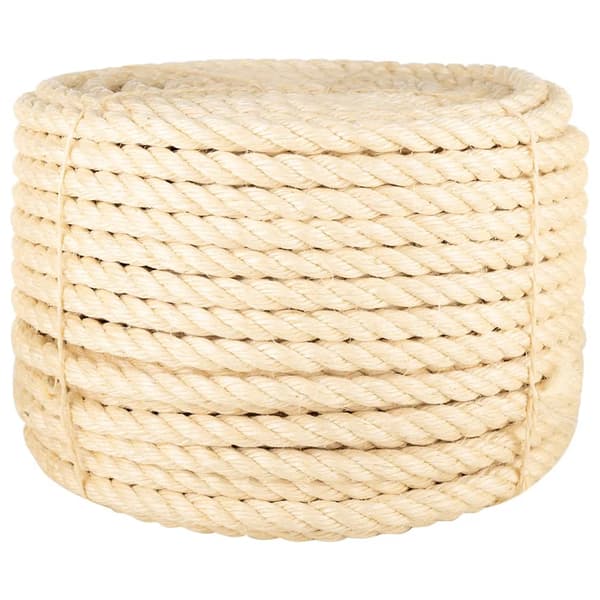 vidaXL-rep, 100 % sisal, 20 mm, 25 m