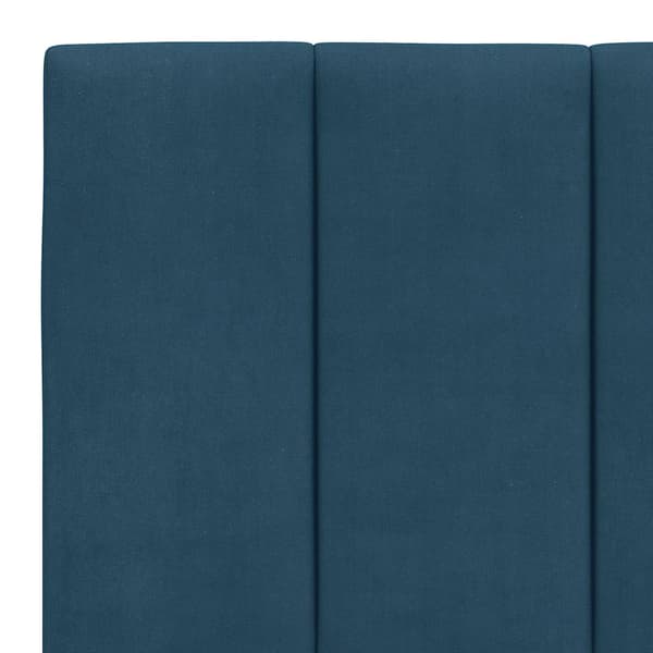 vidaXL Sängynpäädyn tyyny, sininen, 160 cm, sametti