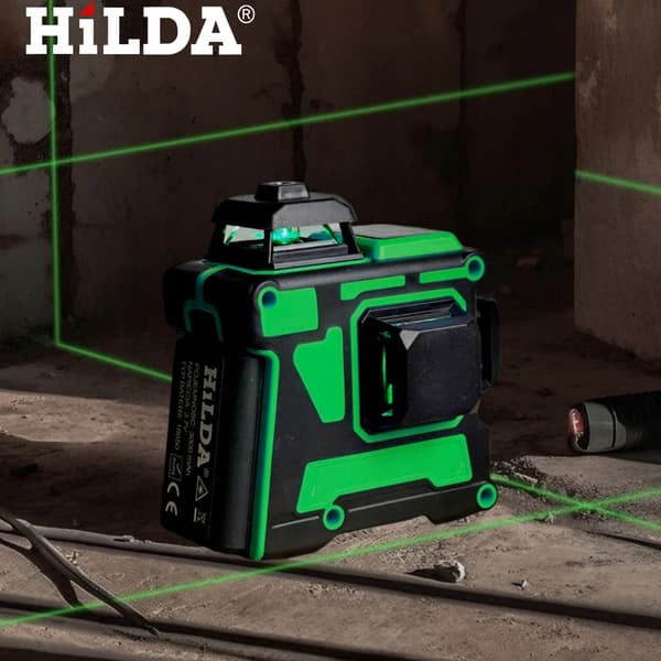HILDA 3D PRO 360 TASOLASER RISTILASER VIHREÄ