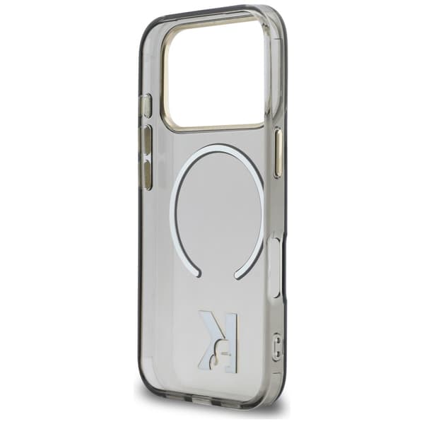 Karl Lagerfeld IML K-hovedlogo MagSafe-etui til iPhone 17 Pro, sort