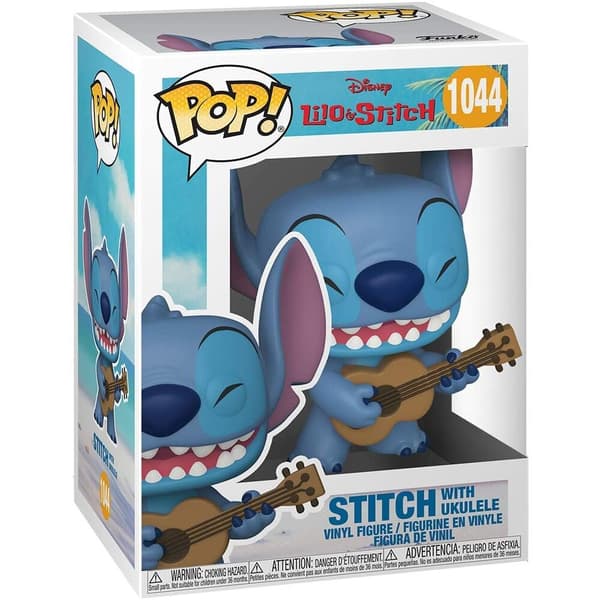 Funko POP Lilo & Stitch 1044 Stitch med Ukulele Samlarfigur