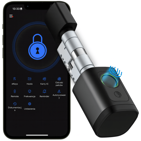 Elektronisk låsecylinder V1 TTLock Sort