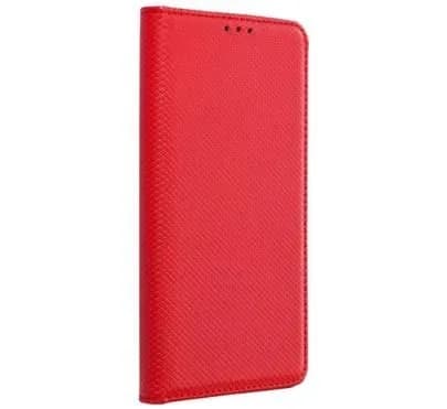 IPHONE 13 PRO ETUI MED FLAP, MAGNET, RØD + GLAS
