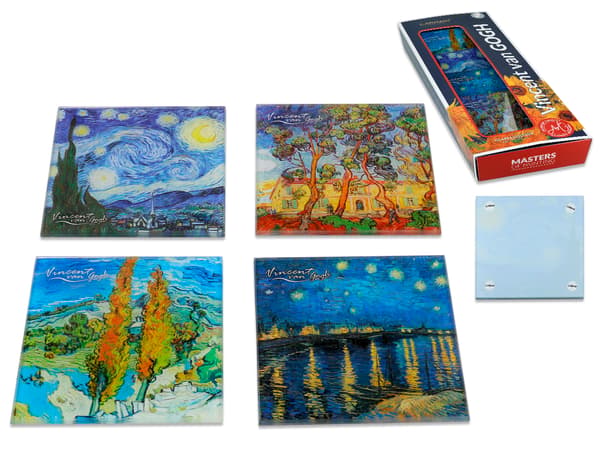 4 lasinaluset - V. van Gogh (CARMANI)