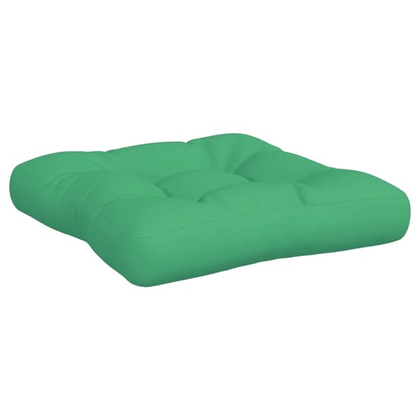 vidaXL Pallsoffkuddar, set om 2, gröna, tyg