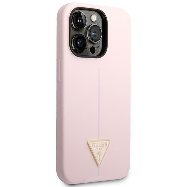 Guess Silikon Triangelfodral till iPhone 14 Pro, Lila