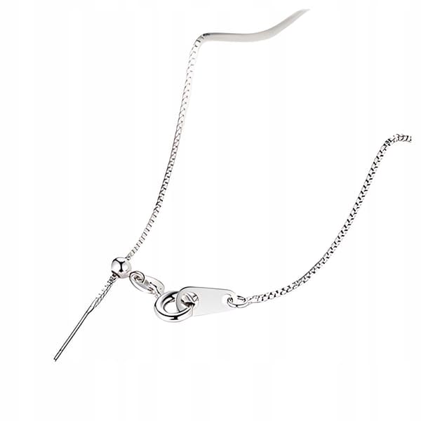 Silverkedja pr 925 vävd kub 45 cm silver S925