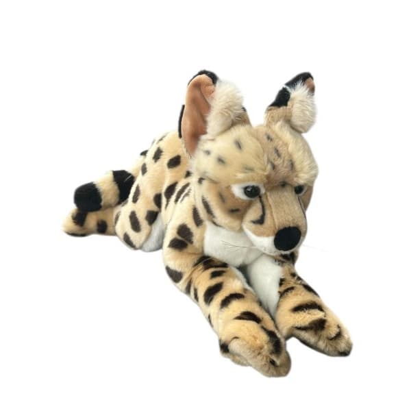 Serval liggende 45 cm