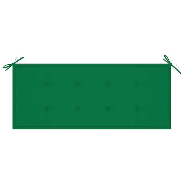 vidaXL Puutarhapenkki tyynyllä 120 cm bambu