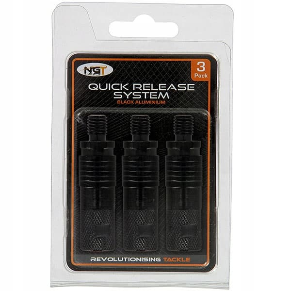 NGT Quick Release System sorte aluminiums hurtigkoblinger