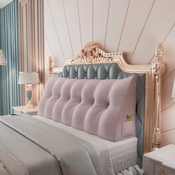 Triangulär plyschkudde rosa Triangulär plyschkudde rosa 160 cm