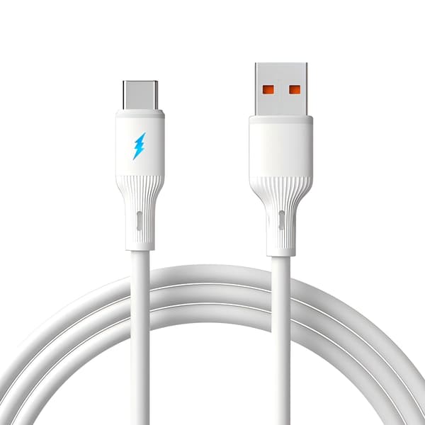 USB-C-/USB-A-kaapeli 1,8 m AK-USB-60 silikoni
