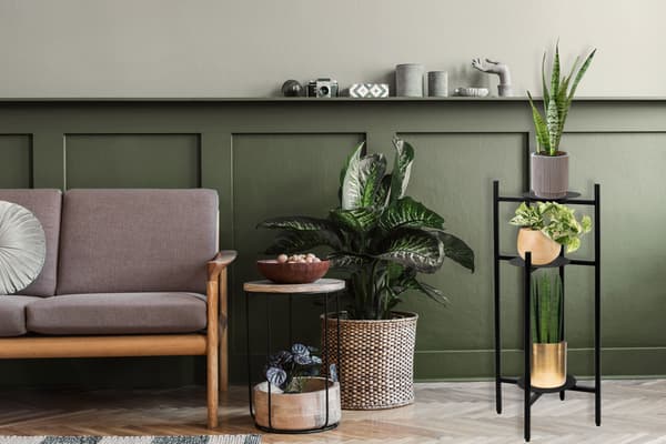Tretorri sort Loft blomsterstander