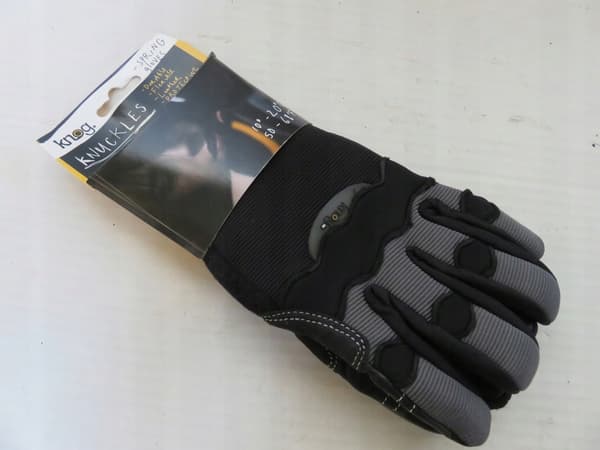 Knog Knuckles sorte cykelhandsker, stor størrelse