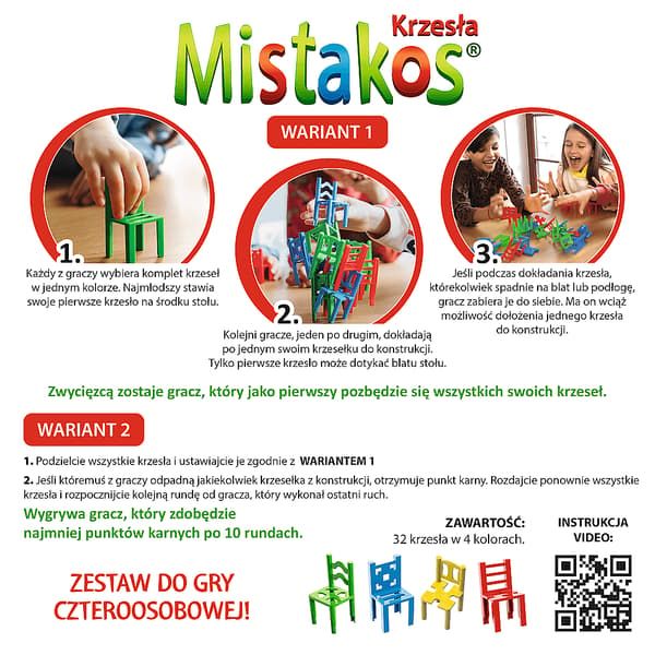 Stolar Arkadspel MISTAKOS TREFL 02074