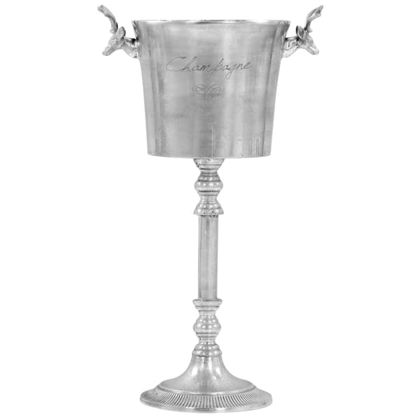 vidaXL champagnekøler 39x29x71 cm sølv