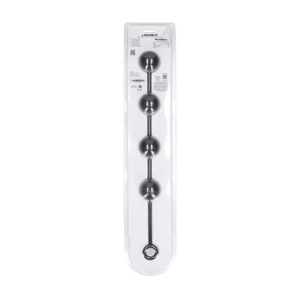 Runde Silikone Analkugler - XL - 50mm - Sort