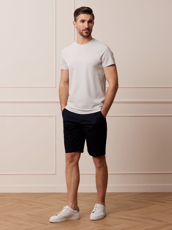 MARINEBLÅ MONKTON SHORTS 32