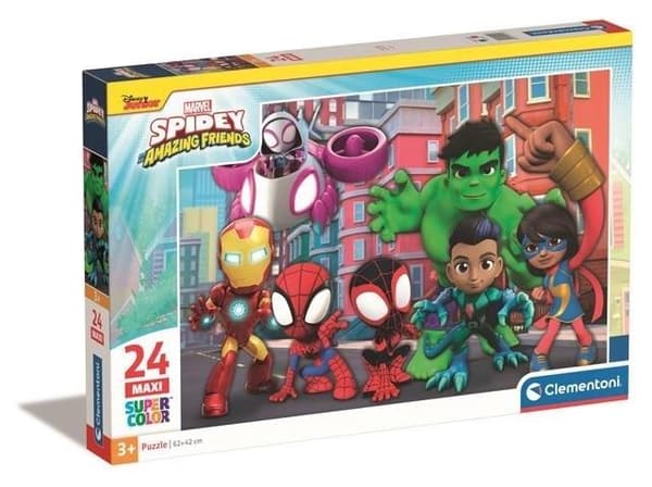 Puzzle 24 Maxi Super Color Hämähäkki