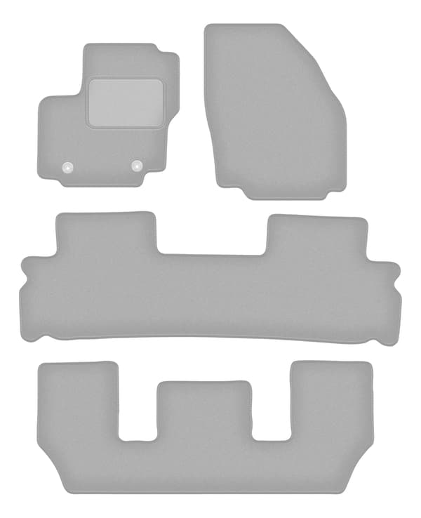 Grå bilmattor för: Ford Galaxy MK2 7-sitsig (2006-2011)