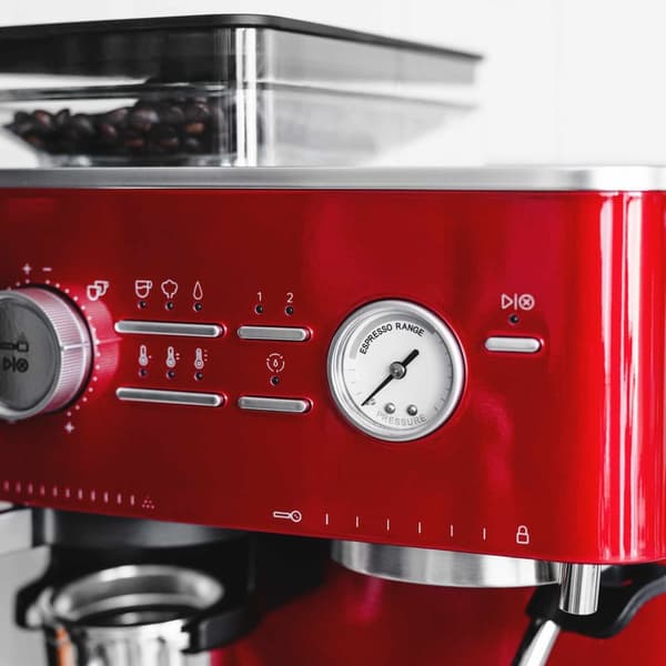 KitchenAid halvautomatisk kaffemaskine KitchenAid farve: Karamelrød