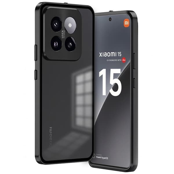 Etui til Xiaomi 15, Frame Cover, sort