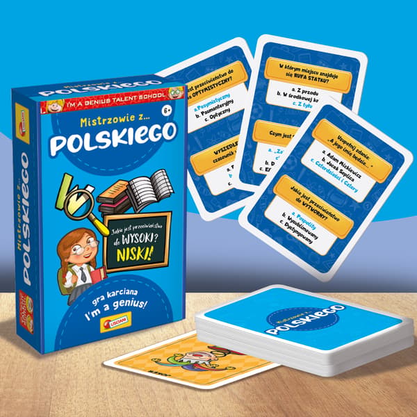 Lisciani. Olen nero. Puolan kielen mestari.