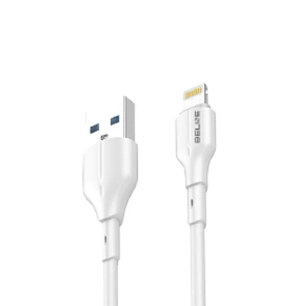 Beline 25W USB-A til Lightning-kabel 1m hvid