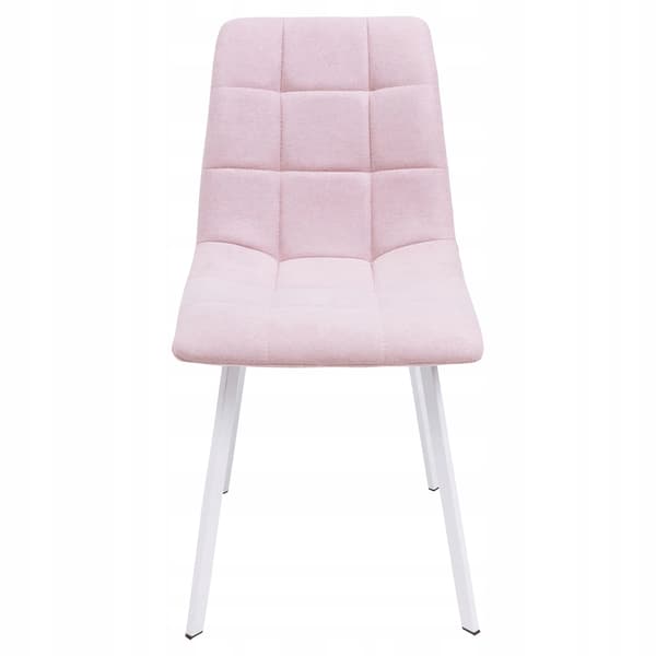 Klädd matsalsstol VERMONT rosa