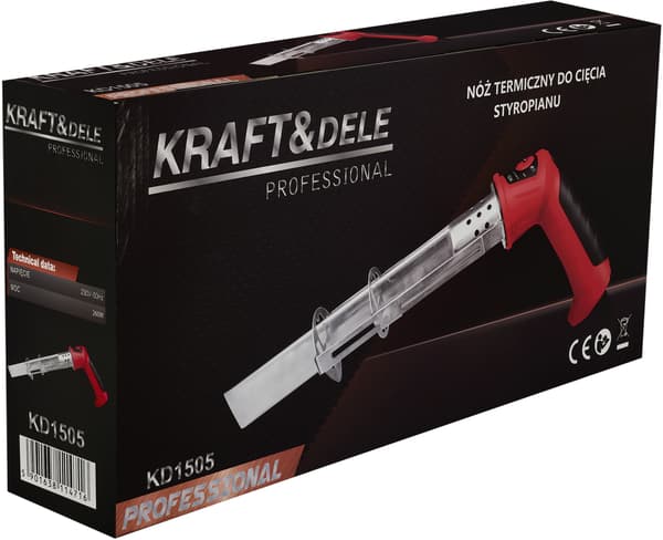 Termisk kniv för skärning av polystyren 220W KD1505
