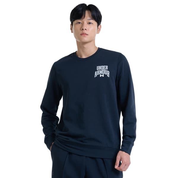 Under Armour Rival Terry Graphic Crew L herrtröja
