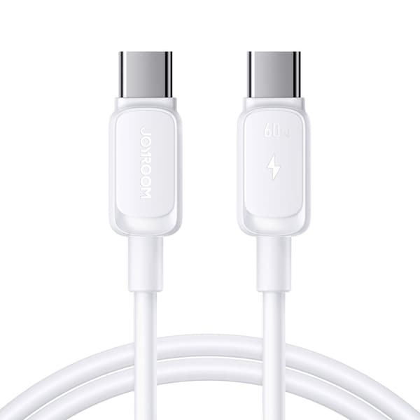 USB-C 60W 1,2m opladningskabel - Hvid