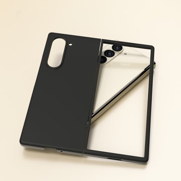 Hårdt PC-cover til Samsung Galaxy Z Fold6 5G, sort