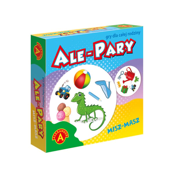 Ale-Pary. Perheen sekalaispeli. Lautapeli. Alexander