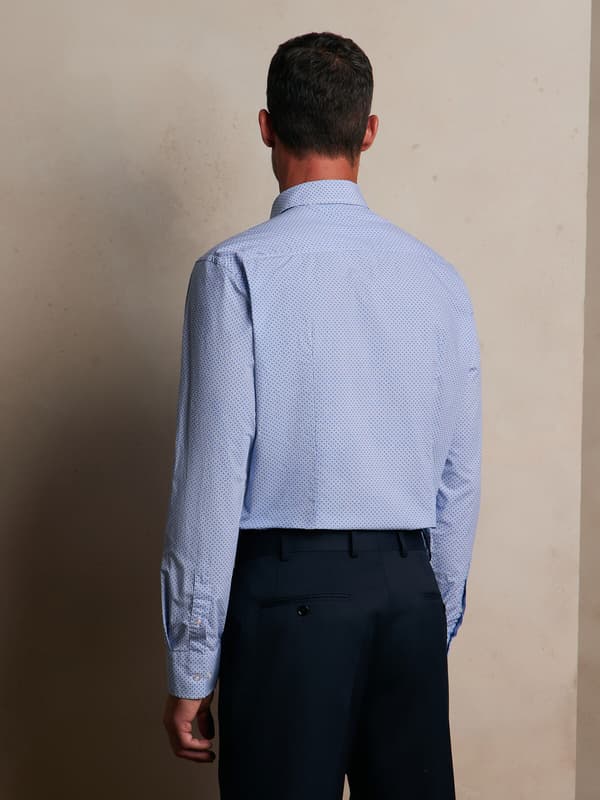 VIT SKJORTA LÅNGÄRMAD 176-182/42