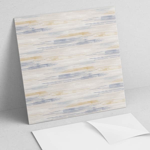 Dekorative vinylfliser abstrakte teksturerede striber 9x30x30 cm