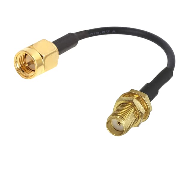 Pigtail SMA-fatning / SMA-stik RG174 / 3m