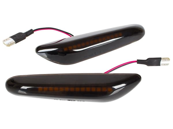 BMW 1 E81 E82 E87 E88 LED sideblinklys RØGET NORMAL 2 stk. SÆT