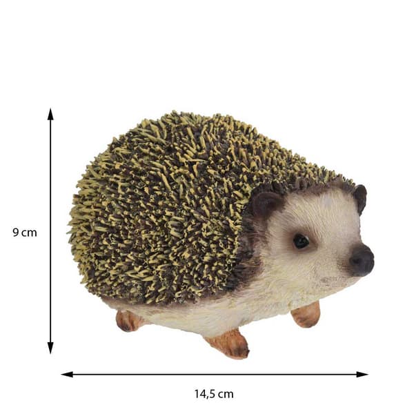 Igelkottträdgårdsfigur 14,5 cm