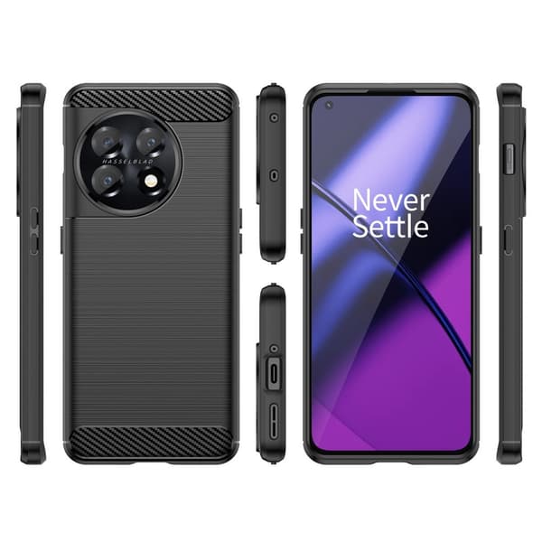 Fodral till OnePlus 11 5G, Karbon, svart