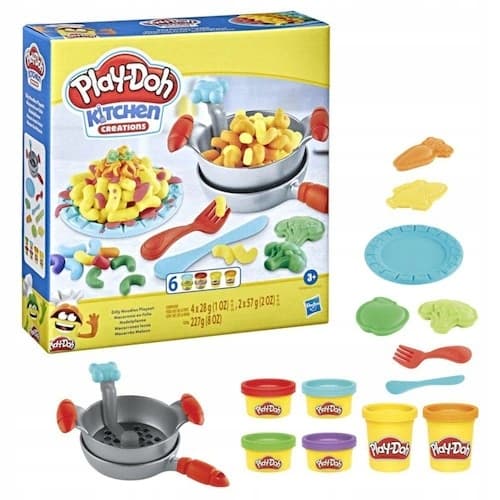 Play-Doh-pande med pasta