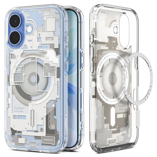 Etui til iPhone 17 MagSafe Ultra Hybrid Zero One – titanium