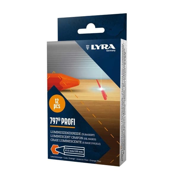 Profi 797 selvlysende blyant orange (12 stk.)