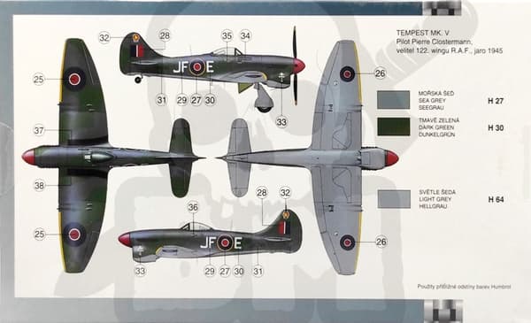 SMER0888 Hawker Tempest V Hi-Tech