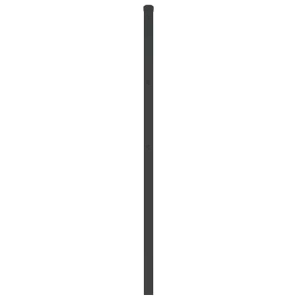vidaXL metalsengegavl sort 107 cm