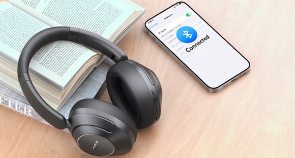 Earfun Wave PRO ANC trådlösa Bluetooth-hörlurar med mikrofon