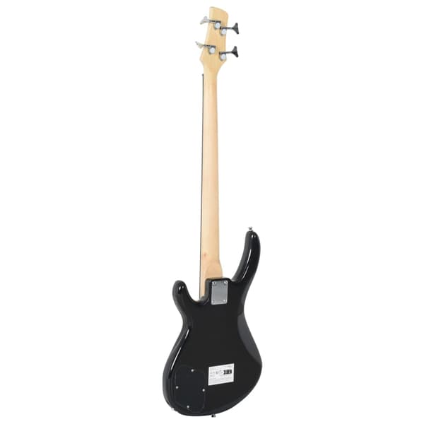 vidaXL Nybörjarbasgitarr med väska, brun, 4/4, 46"
