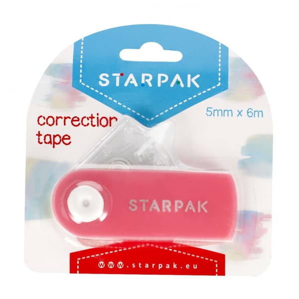 Korjausteippi 5 mm x 6 mb - pinkki