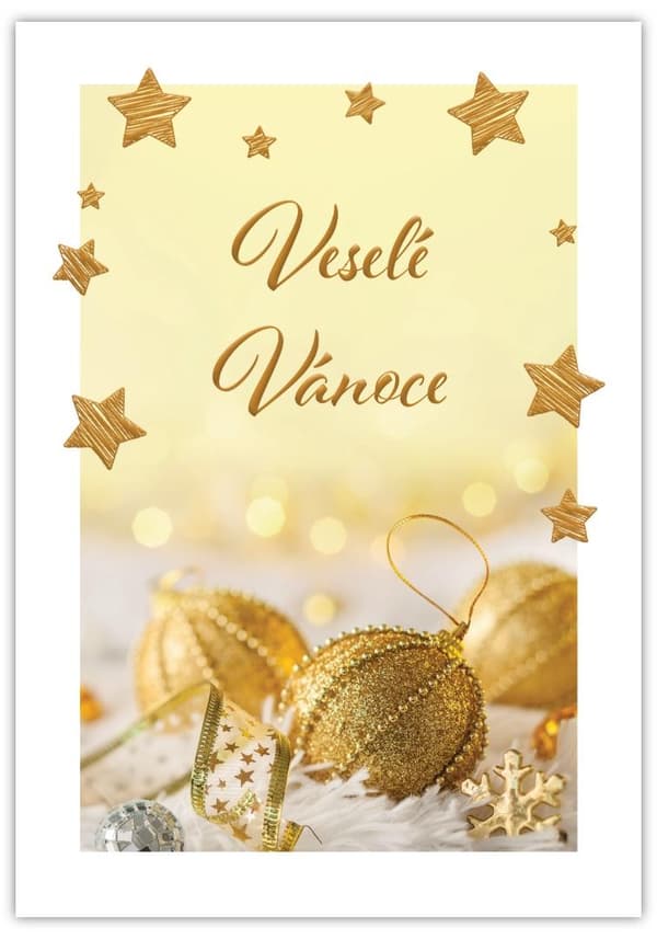 God Jul-kort - Vesele Vanoce Cestina