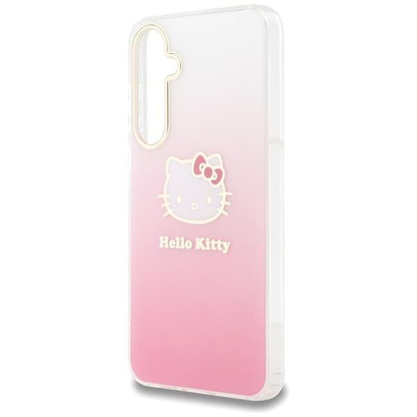 Hello Kitty IML Gradient Electrop Kitty Head-skal till Galaxy A55, rosa
